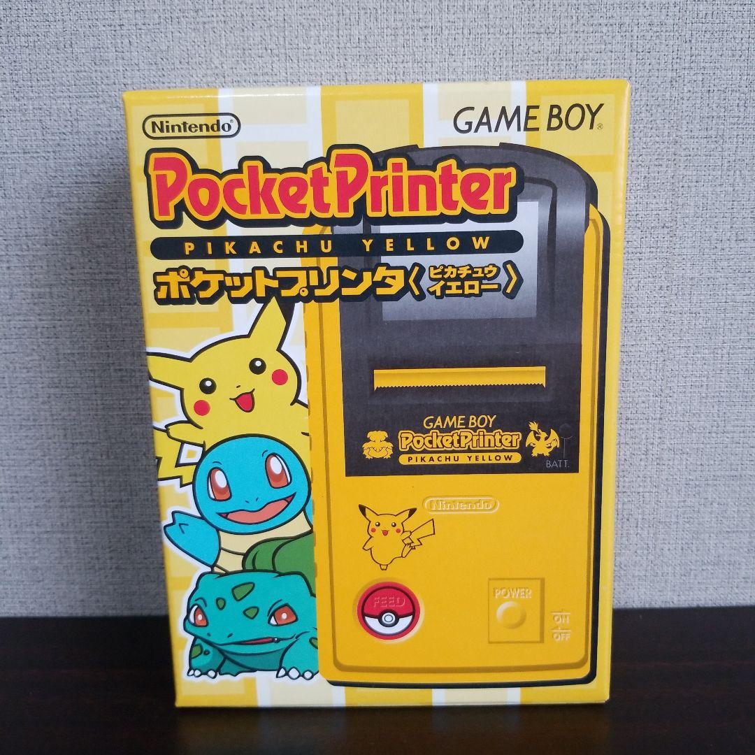 【新品未使用】ポケットプリンタ　ピカチュウ　イエロー