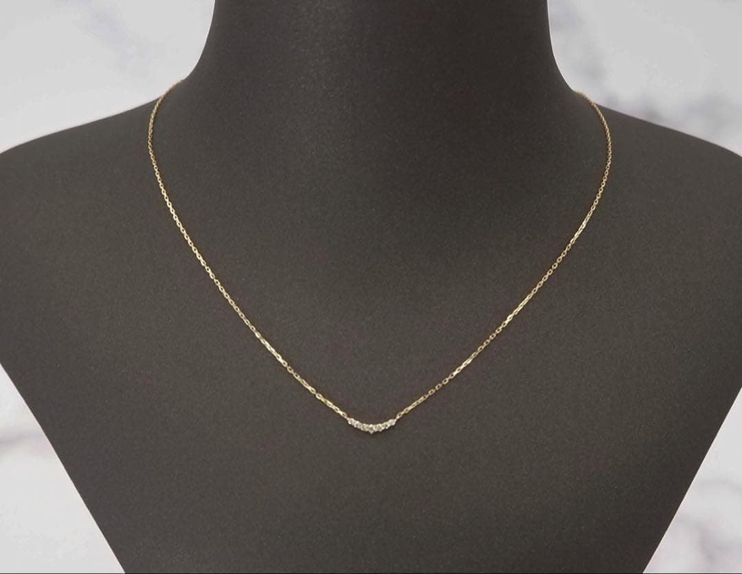 agete ダイヤモンド ネックレス K10 ゴールド アクセサリー アガット