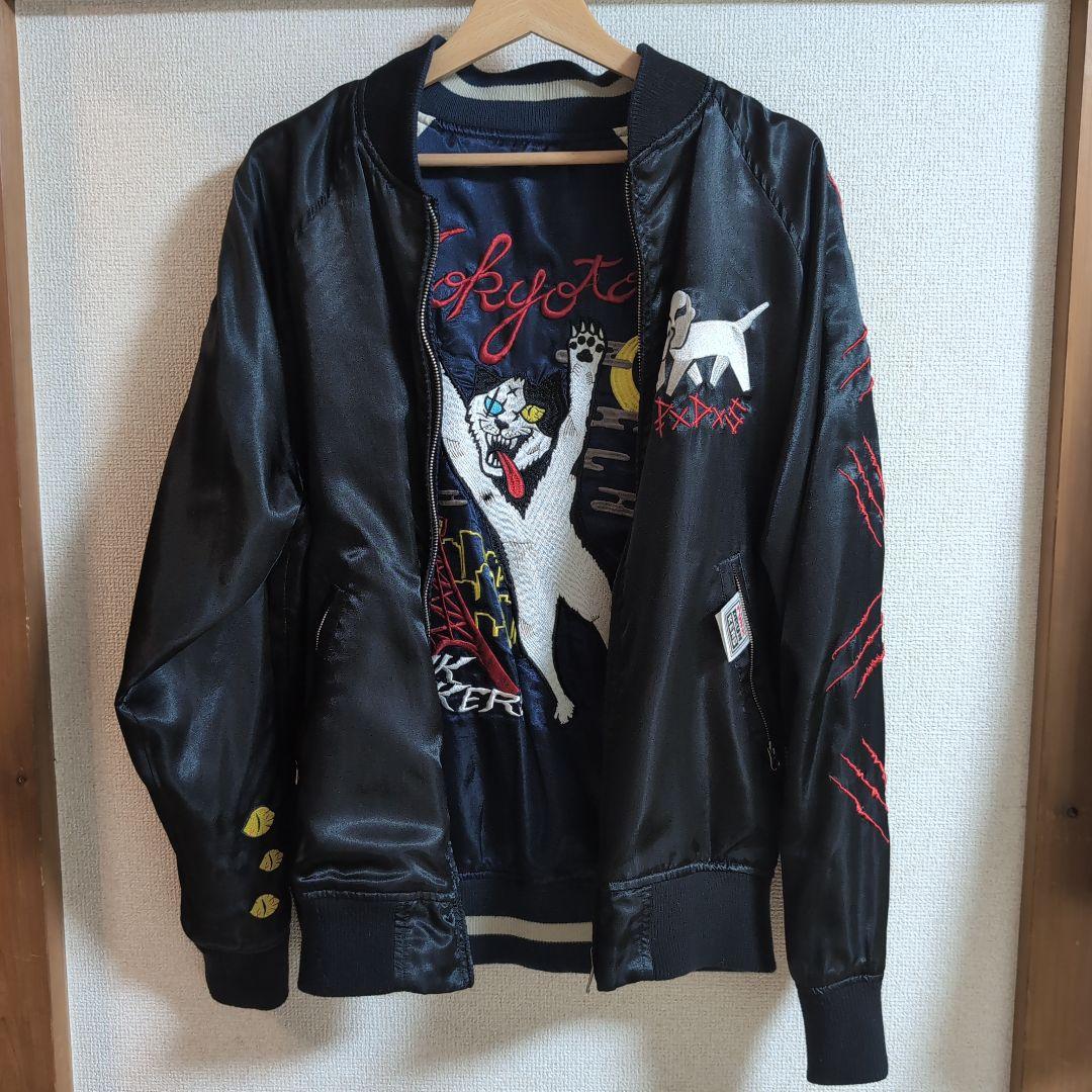 ネコPパンクドランカーズ　野良猫スカジャン