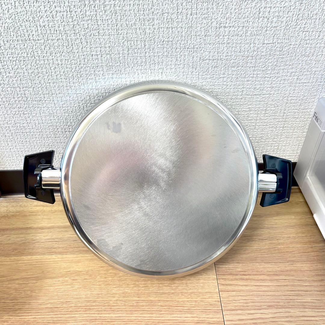 【超美品】ロイヤルクイーン　大フライパン　6リットル鍋セット　IH対応