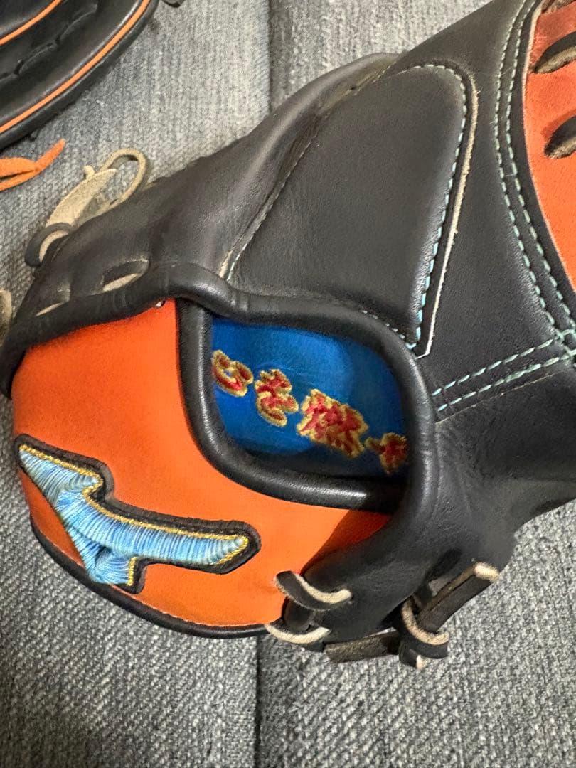 本日中割引有ミズノプロ オーダー ダイバーシティブルー 軟式用キャッチャーミット