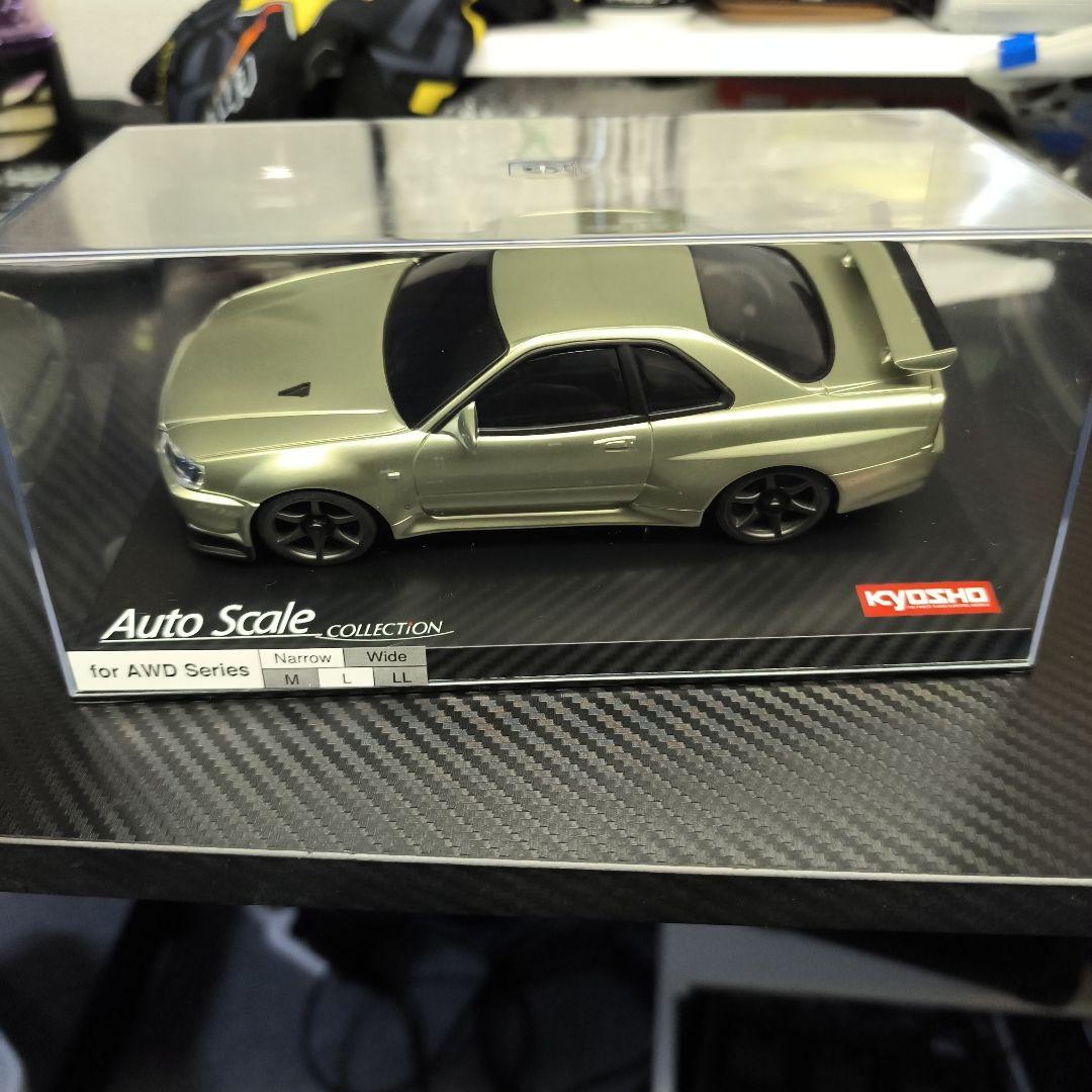 ミニッツAWDボディ　スカイラインGT-R　V.specIIニュルR34