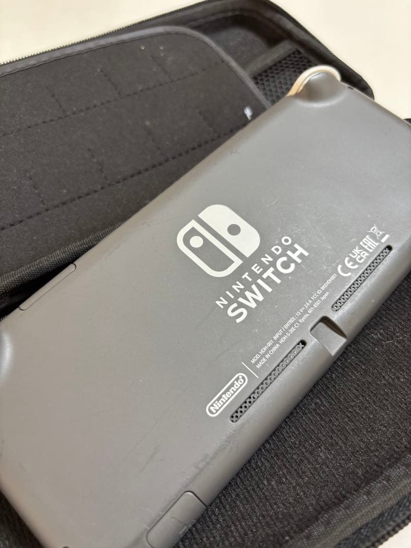 【美品】Switch Lite グレー＋ケース付（使用頻度わずか）