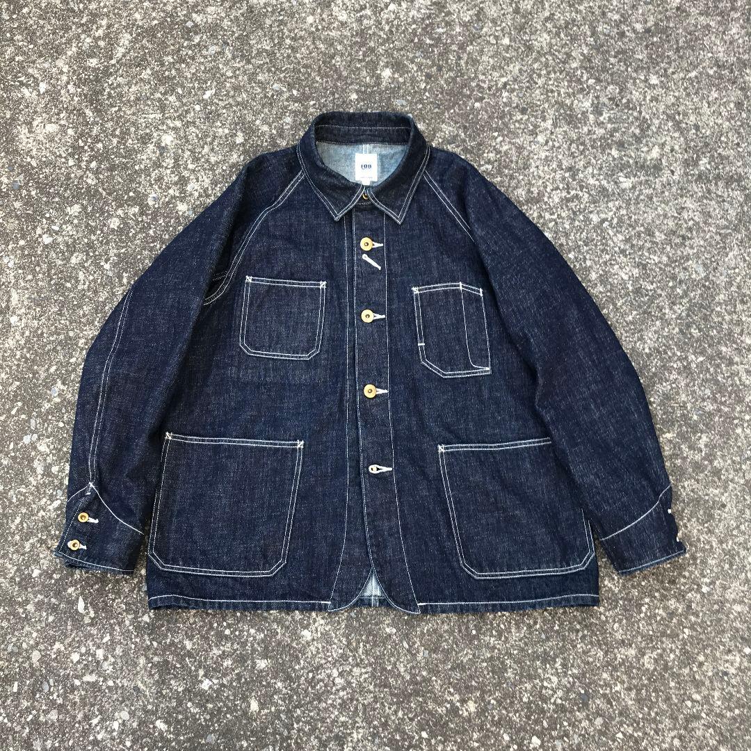 FOB ファクトリー ヘンプ デニム ラグラン スリーブ カバーオール