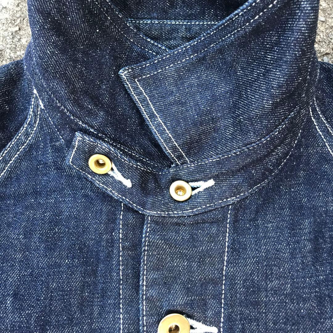 FOB ファクトリー ヘンプ デニム ラグラン スリーブ カバーオール