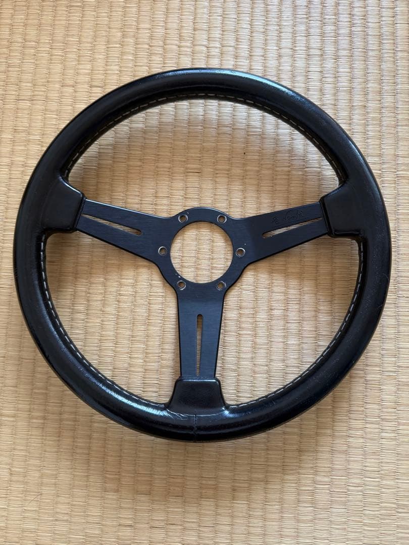 ナルディ 正規品 33パイ クラシック ブラックレザー NARDI 当時物