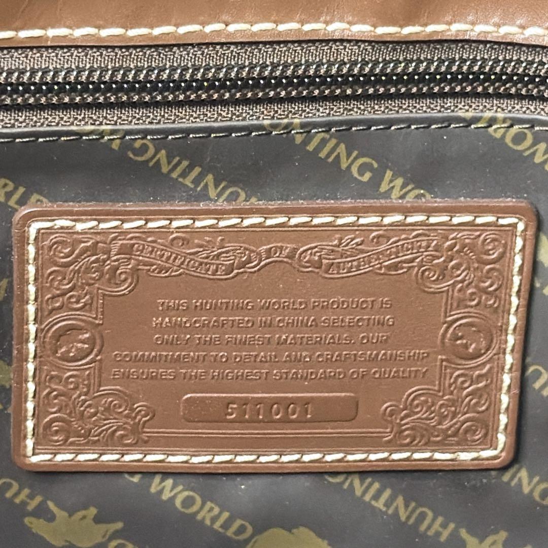 ハンティングワールド ビジネスバッグ トートバッグ　大容量 3層 A4 PC