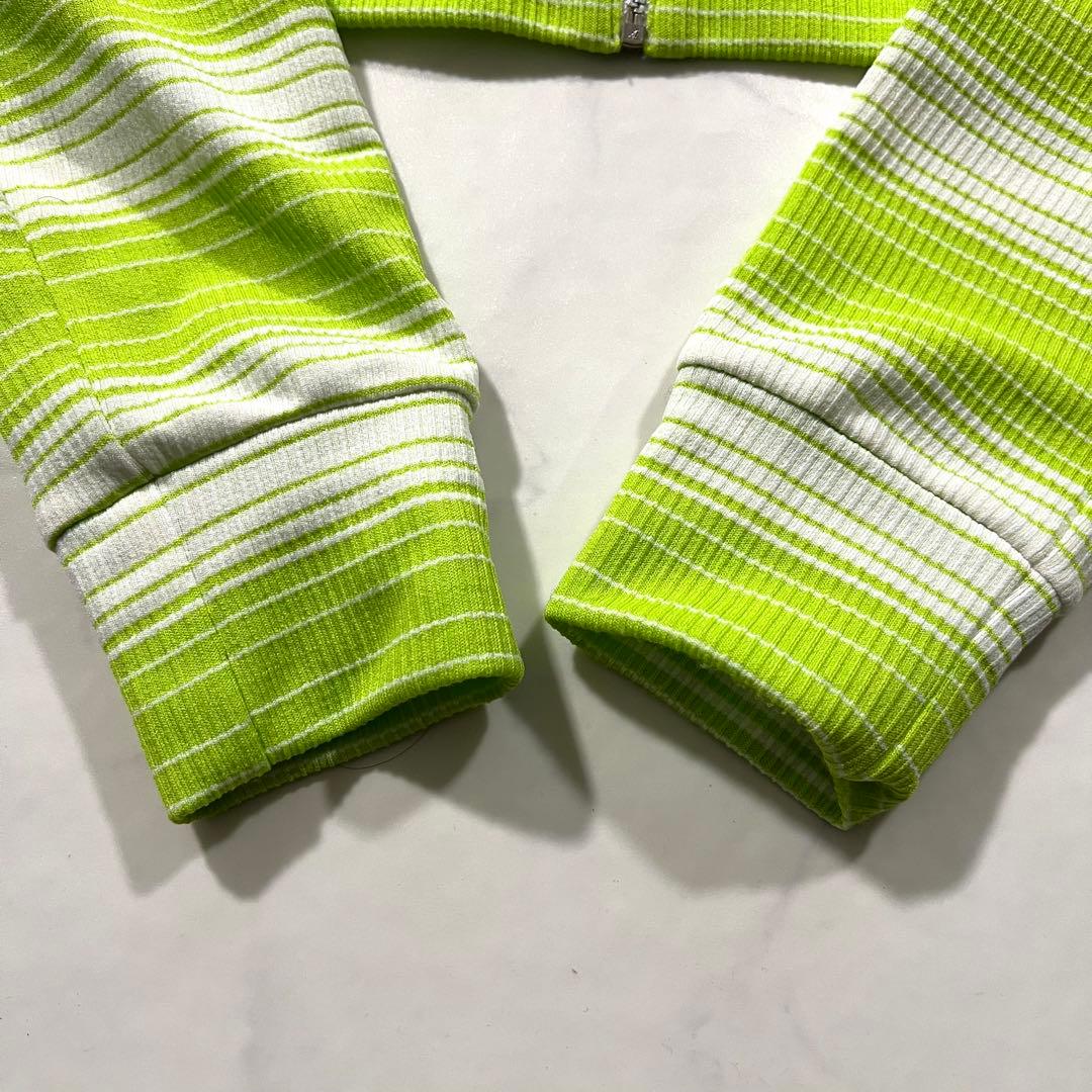 ヴェルサーチ ジャケット ブルゾン グリーン系 短丈 Y2K メデューサ S