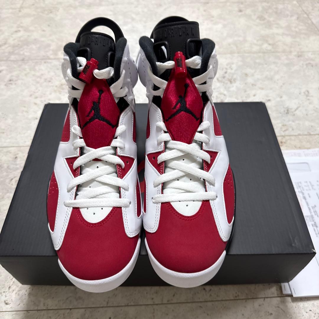 新品、Air Jordan6,2021カーマイン
