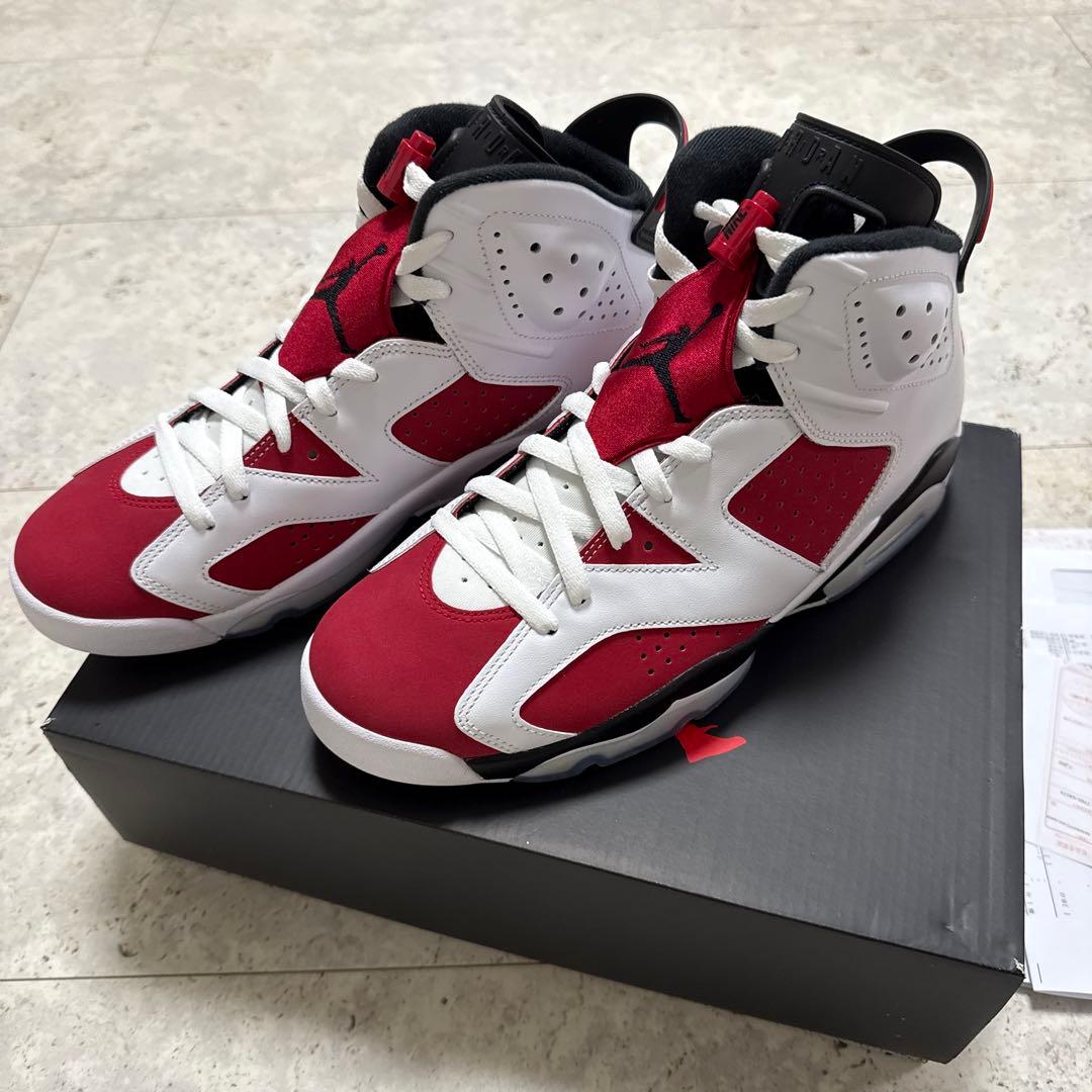 新品、Air Jordan6,2021カーマイン