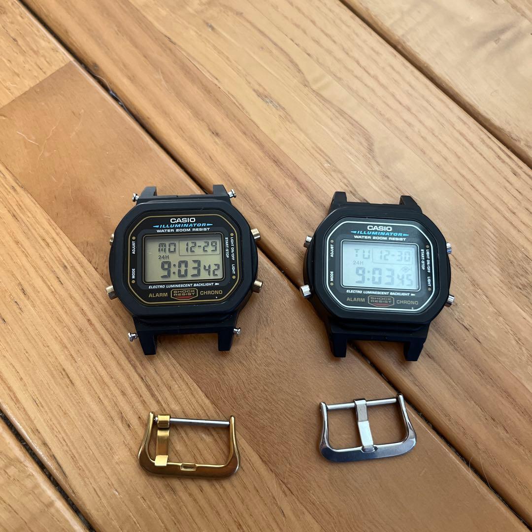 CASIO G-SHOCK DW5600Eゴールド&シルバー　2点セット