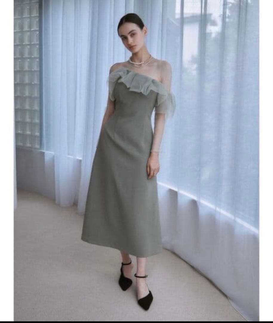 Laguna moon LADYアシンメトリーフリルドレス　オケージョン　結婚式