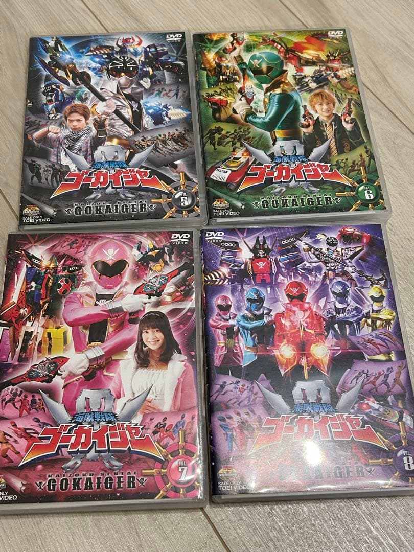 海賊戦隊ゴーカイジャー　DVD BOX全12巻セット　特典付　中古品