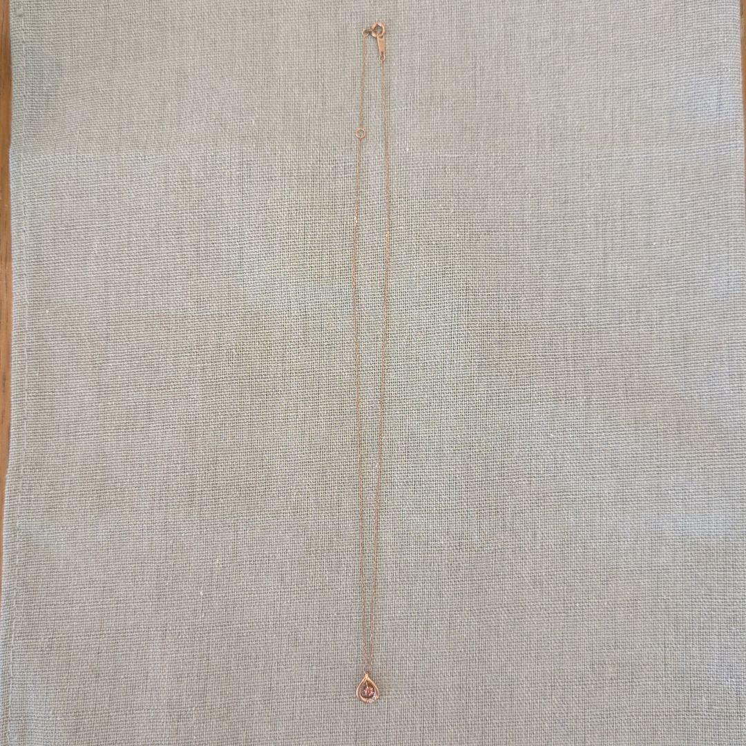 canal4℃　K10しずく型ネックレス