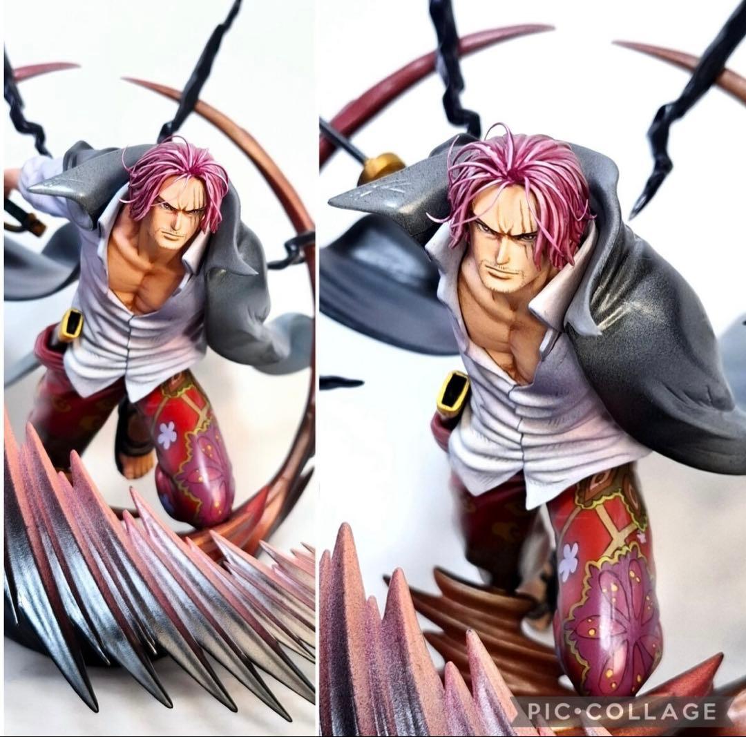 二次元 リペイント シャンクス 顔の描き直し 頭髪追加 塗装済み 完成品