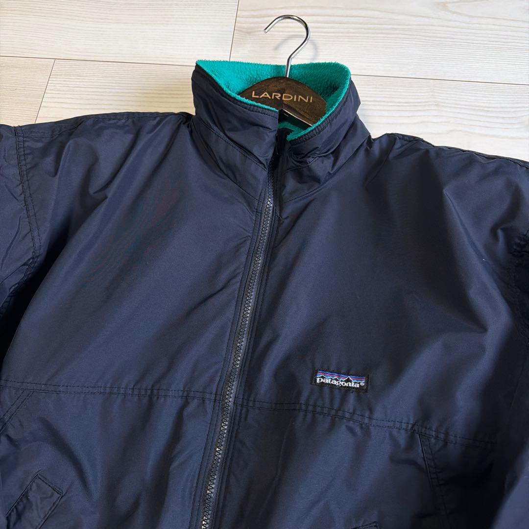 B*B様 80s パタゴニア　極上　黒　グリーン　patagonia シェルドシ
