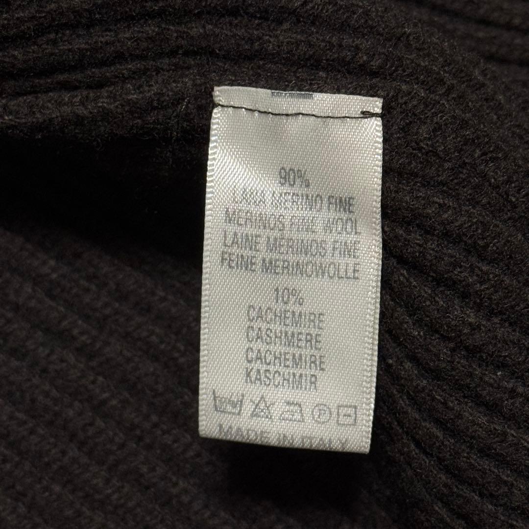 GRP DS KNIT ウールカシミヤ 茶 V M相当 イタリア製