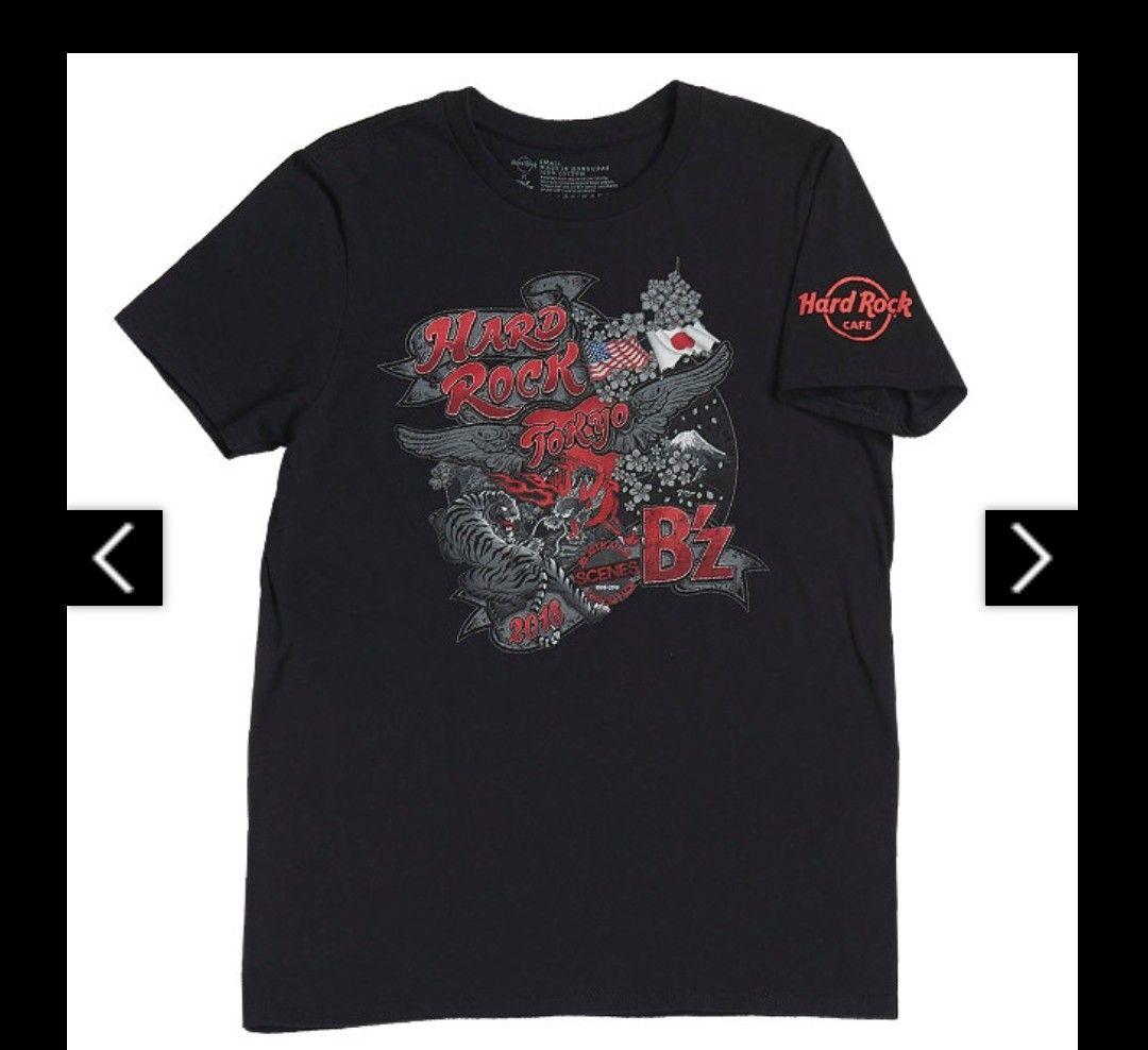 B'z Hard Rock Cafe Tシャツ ブラックMサイズ稲葉浩志松本孝弘