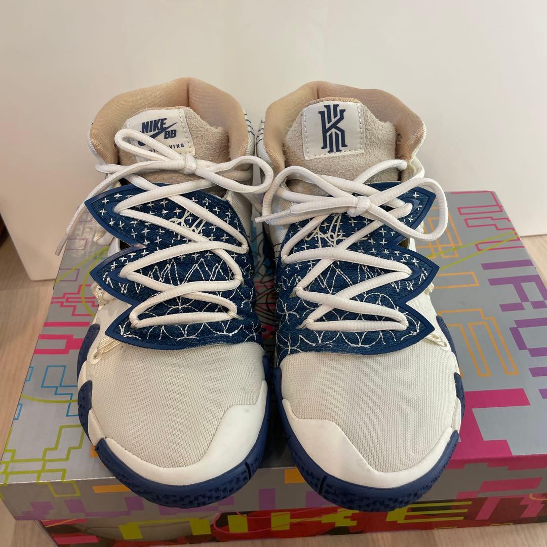 KYBRID S2 EP SASHIKO バスケットシューズ ホワイト/ネイビー