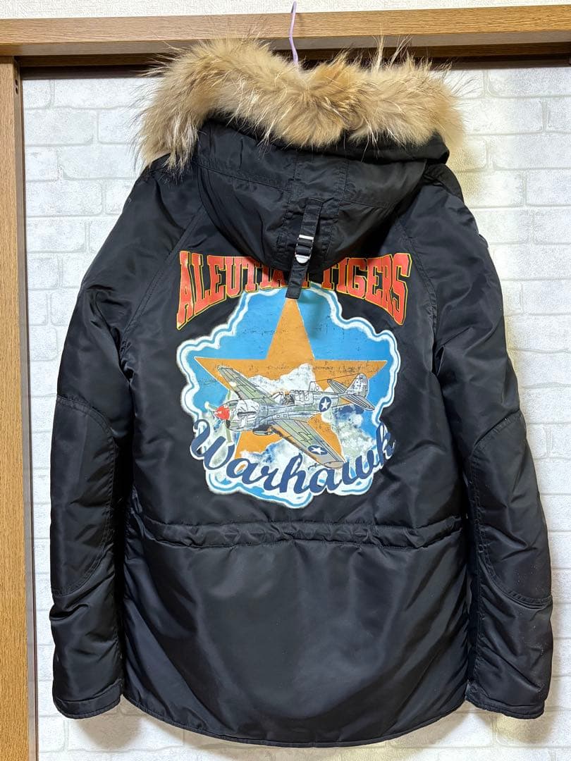 【再値下げ】AVIREX N3B ミリタリージャケット M ブラック