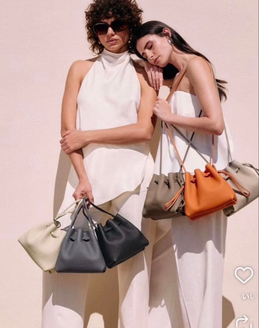 BONAVENTURA ノア ハンドバッグ シュリンクレザー