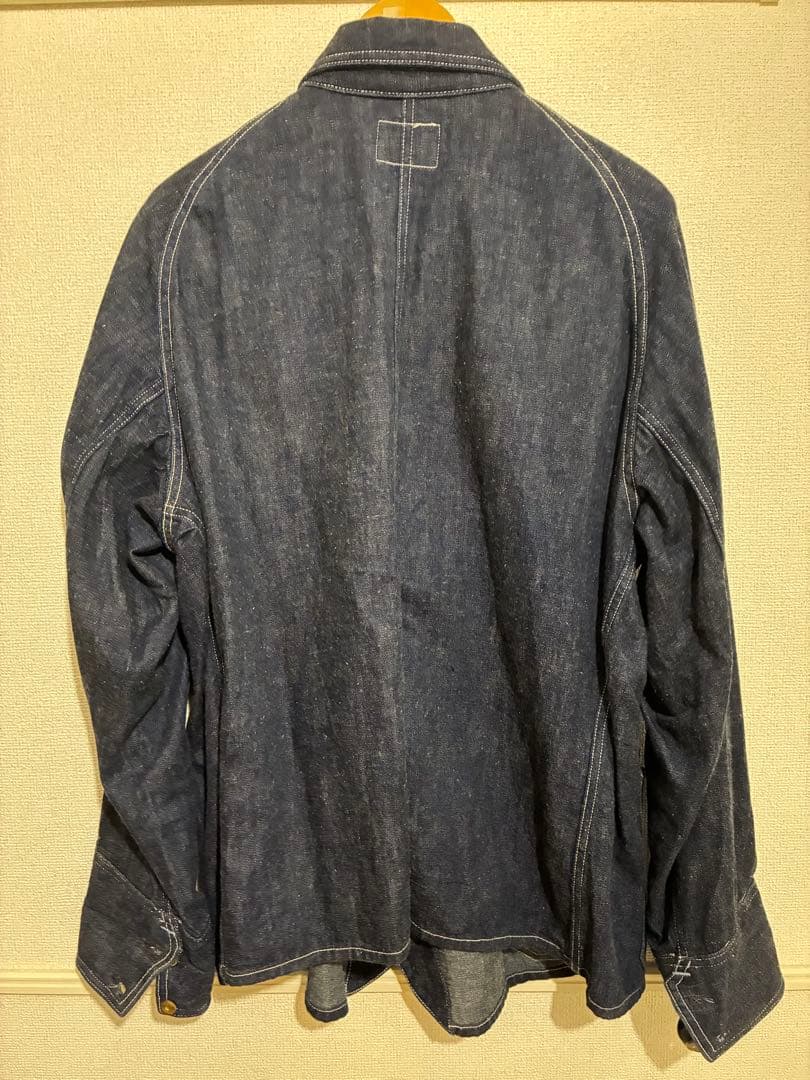 BONCOURA インディゴデニム　カバーオール　42