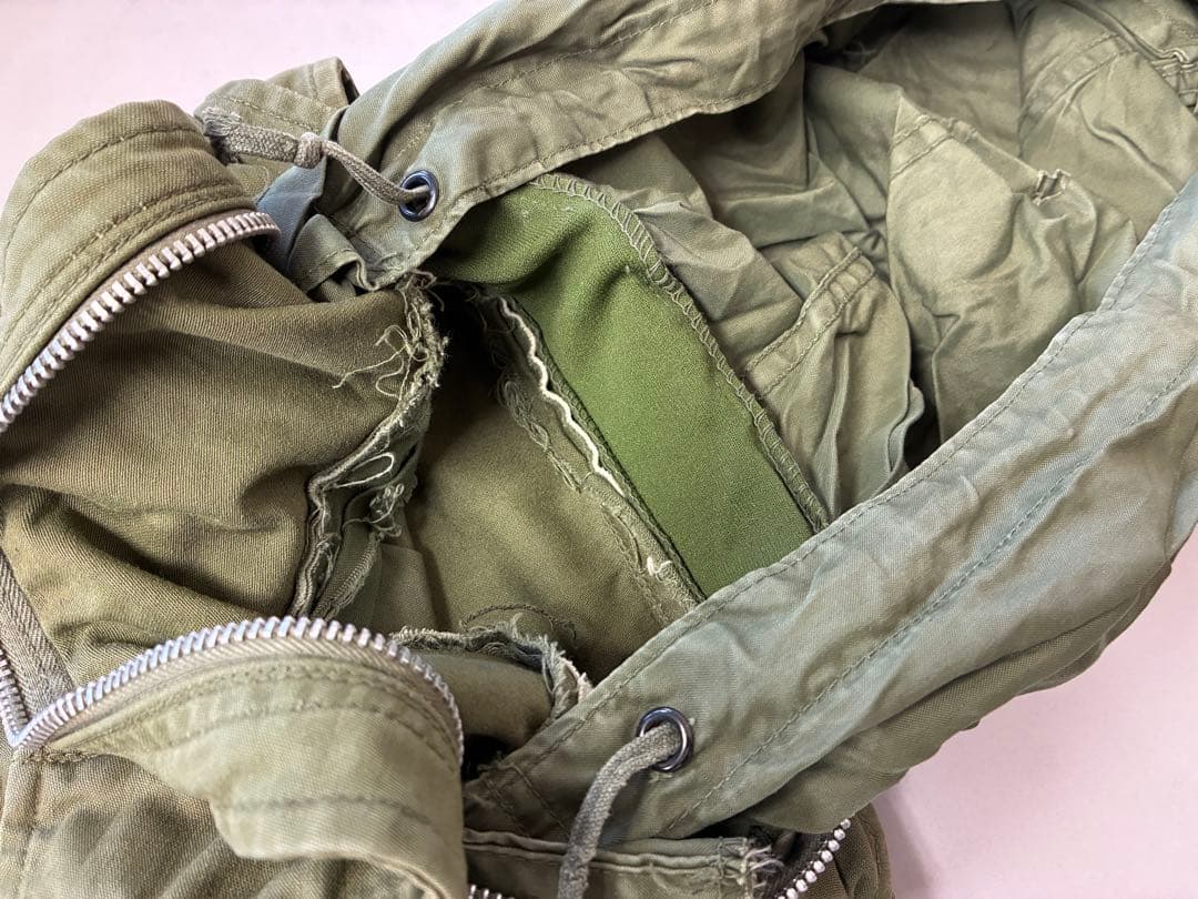 60s M-65フィールドジャケット　2nd　XS/R　アルミジップ