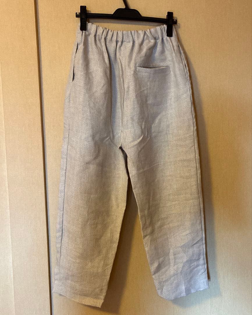 【新品】中川政七商店製 麻のメランジ織 カジュアルパンツ