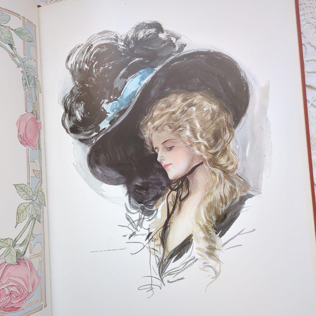 稀少1909年アンティーク 洋書 画集 絵本 児童書 ヴィクトリアン ヴンテージ