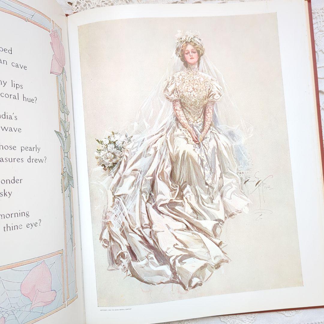 稀少1909年アンティーク 洋書 画集 絵本 児童書 ヴィクトリアン ヴンテージ