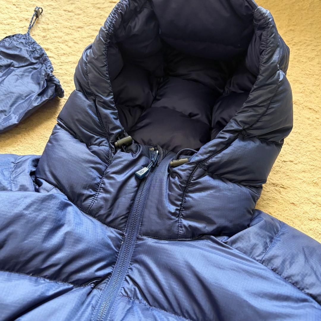 mont-bell ライトアルパインダウン パーカ 00s 90s M 紺 短丈