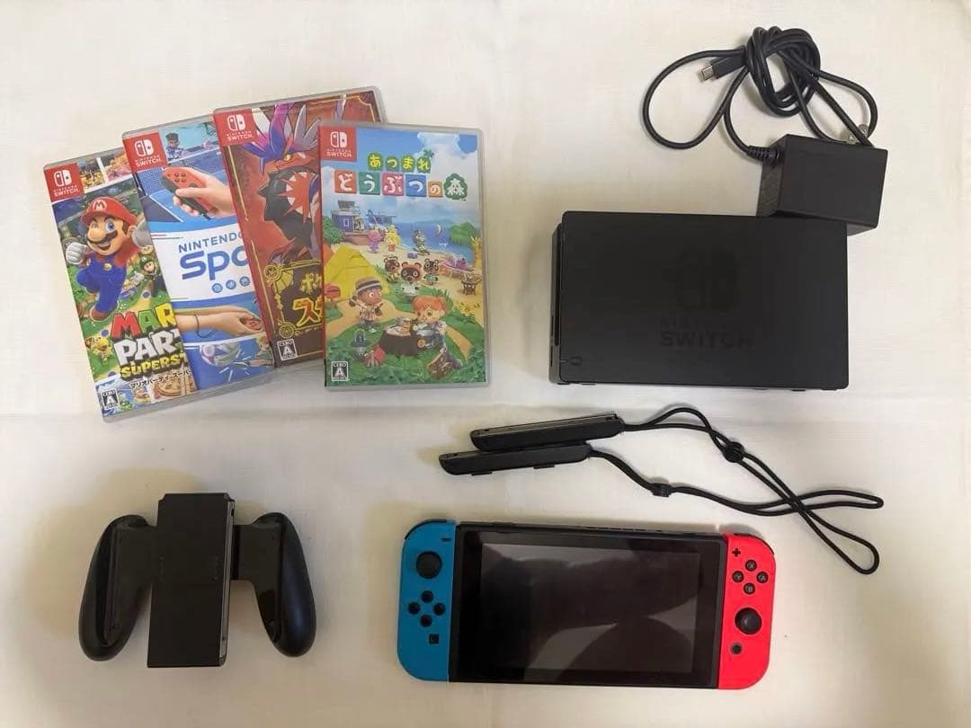 switch1 本体　ソフト、保証書レシート付き