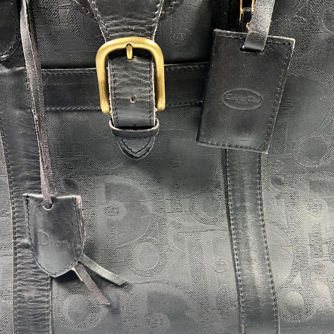 Christian Dior ディオール ボストンバッグ トロッタ ブラック