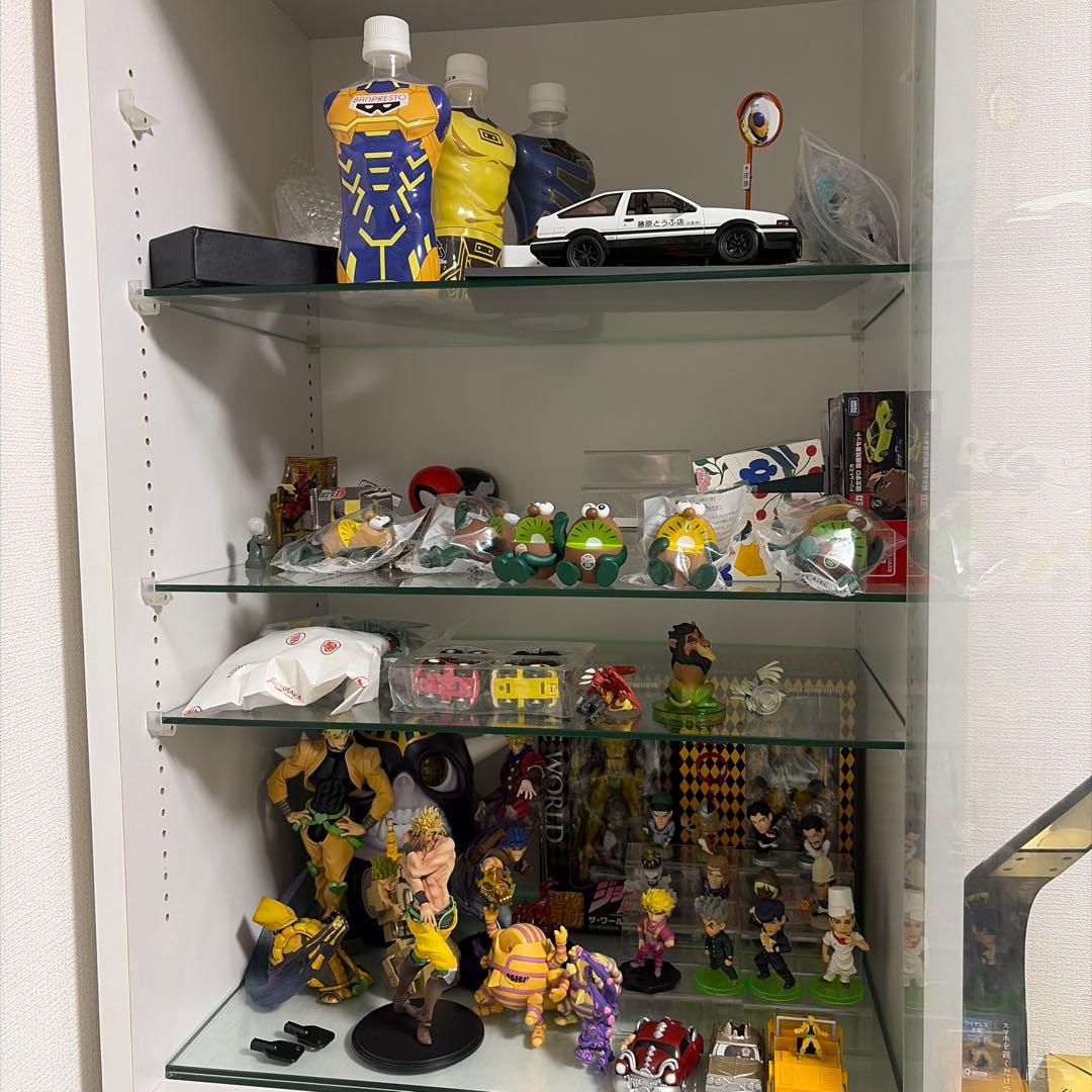 K*Y様 JAJAN ホワイト　ガラス　ディスプレイケース　フィギュアラック