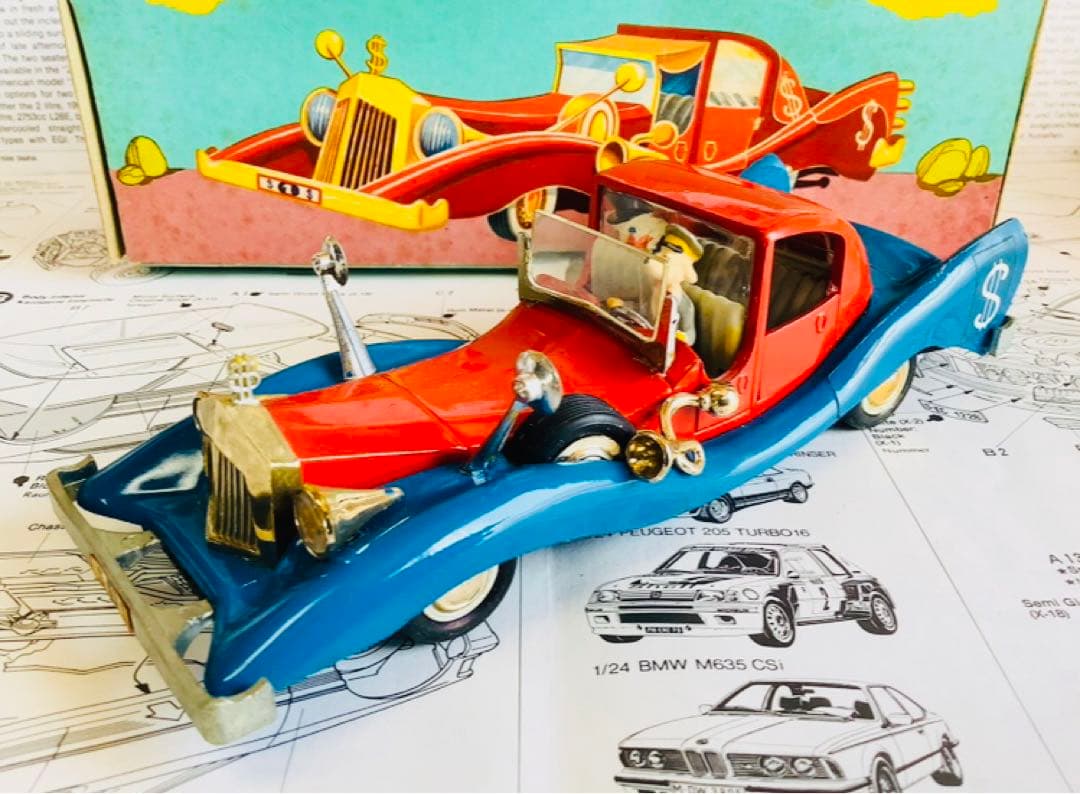 ポリトーイ　ドナルドダックモービル　ミニカー ディズニー