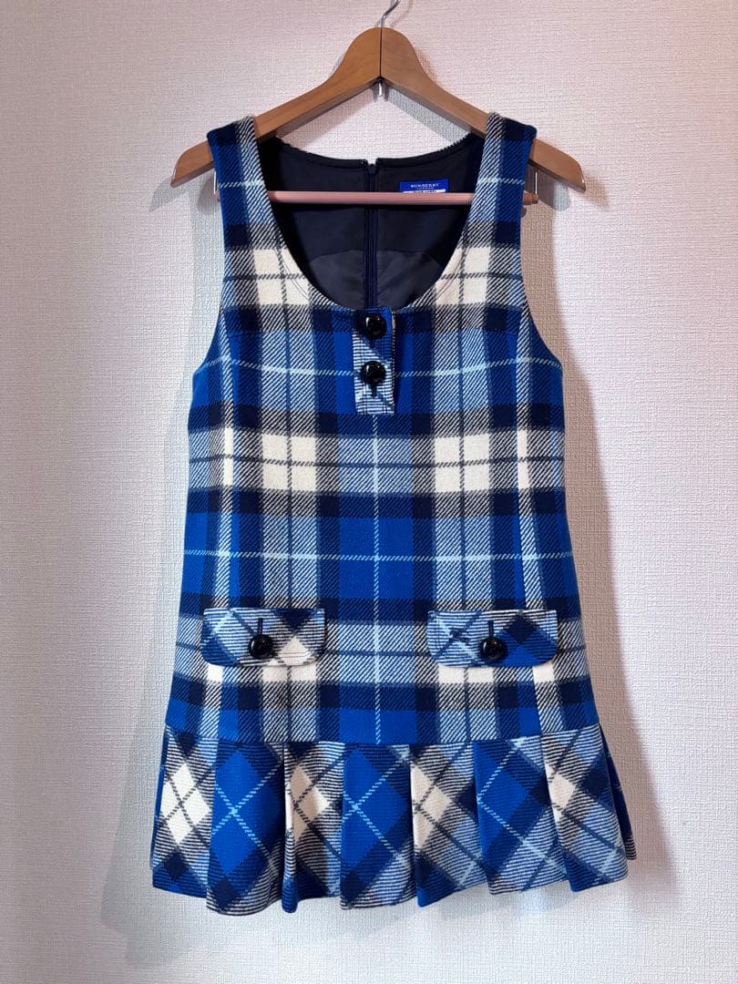 BURBERRY BLUE LABEL ジャンパースカート 38 M