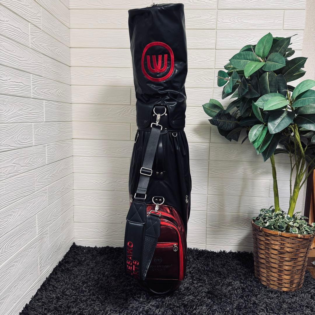 MIEKO UESAKO SPORTS キャディバッグ ファイヤー 炎