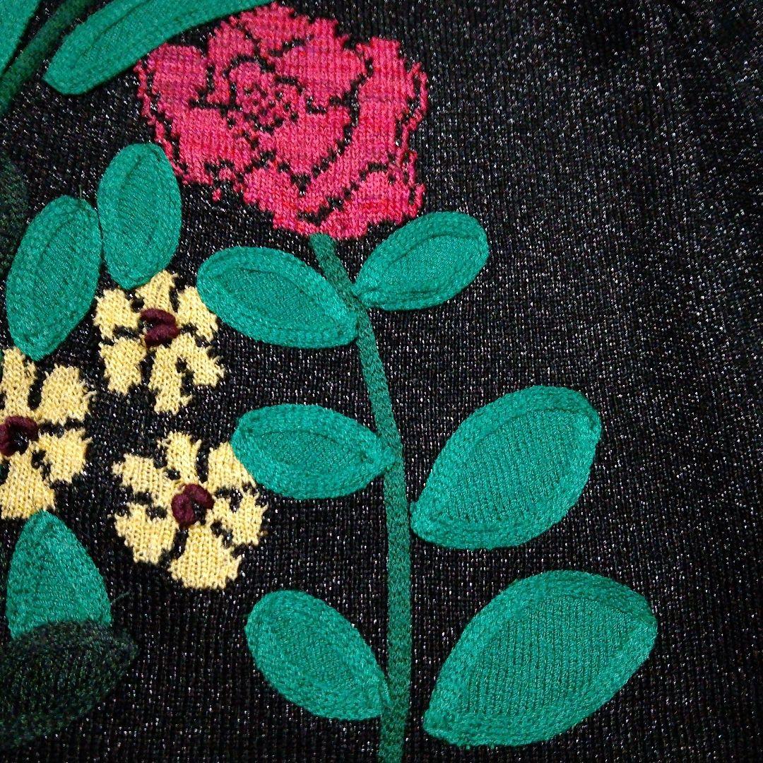 ★斎藤都世子★サイトウトヨコ★ニット★チュニック★刺繍★