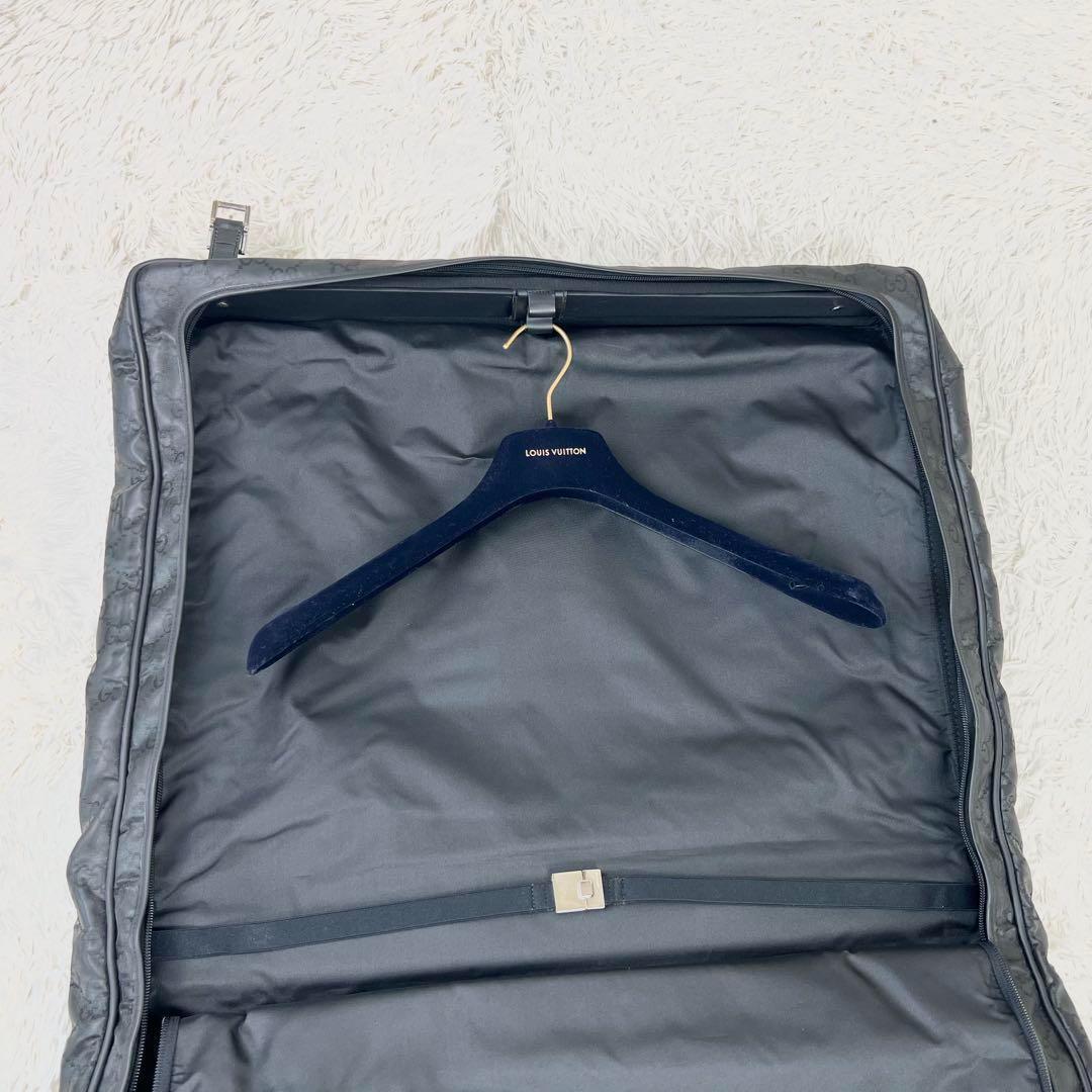 希少 GUCCI グッチ ガーメントバッグ スーツケース GG 2Way 黒