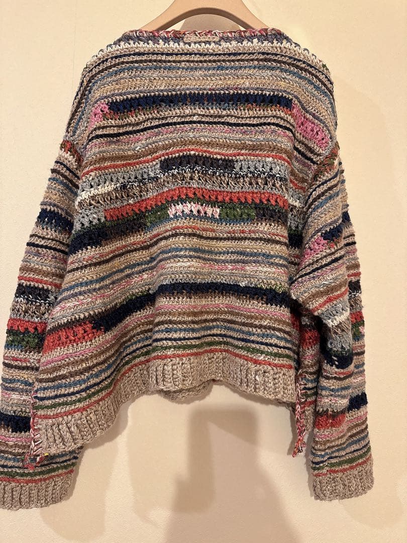 45R 2026春　ラグ編みリネンのボレロ　サイズ2