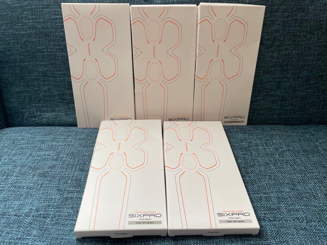 シックスパッド専用アブズベルト 高電導ジェルシート 5個セット 純正