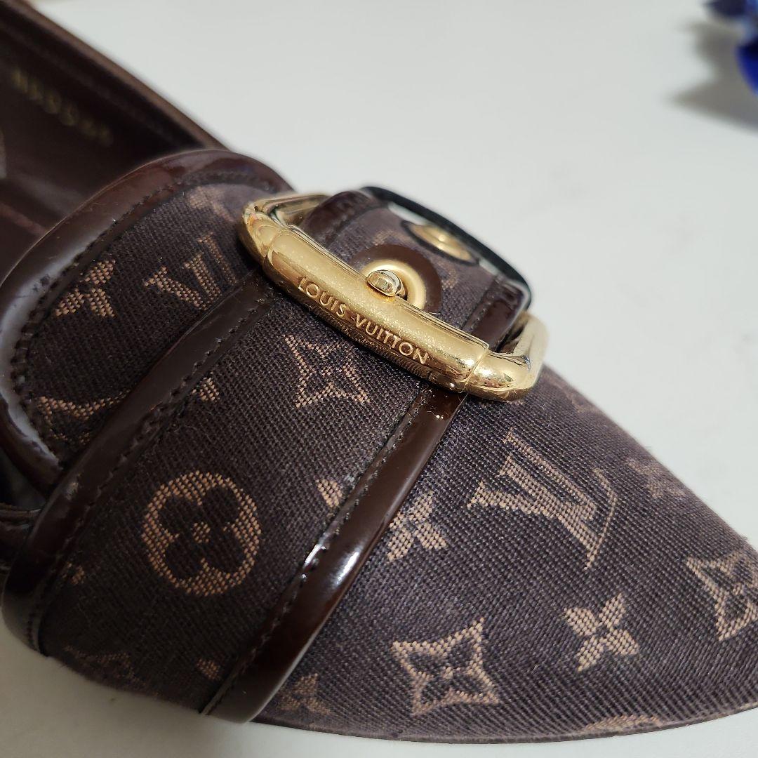 ルイヴィトン　モノグラム　レディース　ストラップパンプス　サンダル