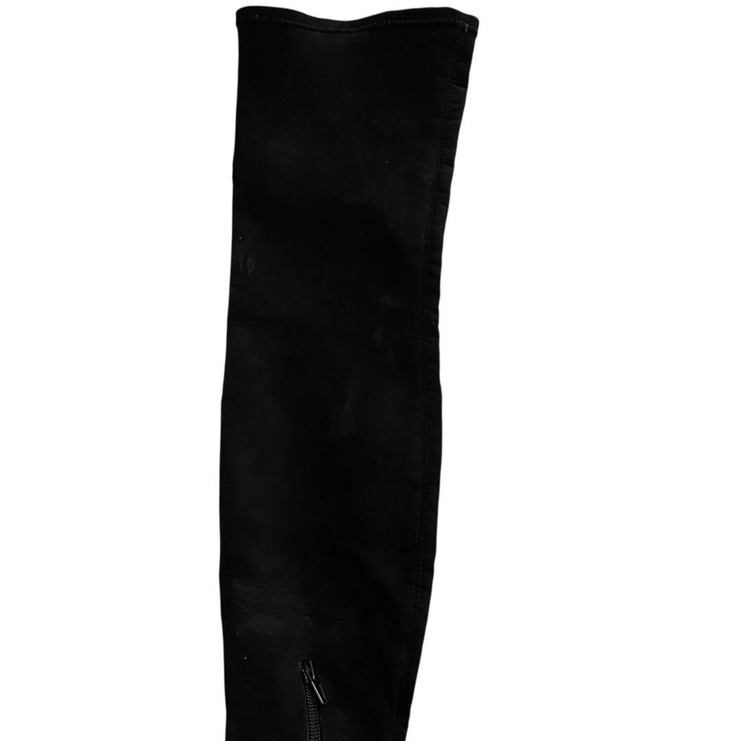 さ*ら様 ✨美品✨エモダ/タンクバルキーロングブーツ/ニーハイブーツ/ブラック/