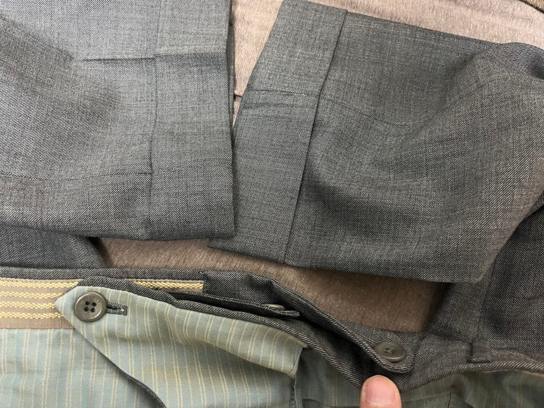 美品⭐︎インコテックス INCOTEX スリムフィット テーパード 50 グレー