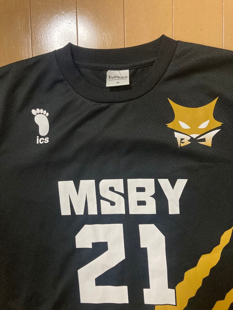 ハイキュー バレーボール シャツ M 日向翔陽 ブラックジャッカル