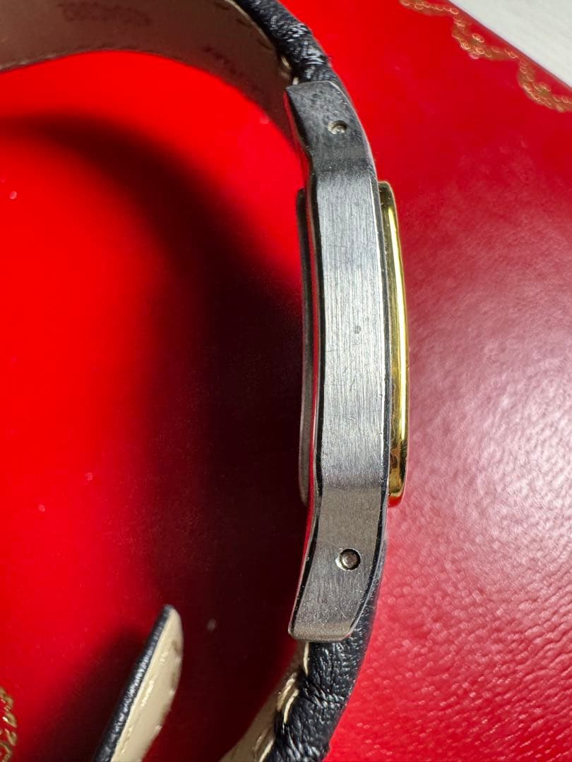 即購入可能☆彡さま専用　Cartierカルティエ　サントスSM純正新品革ベルト黒