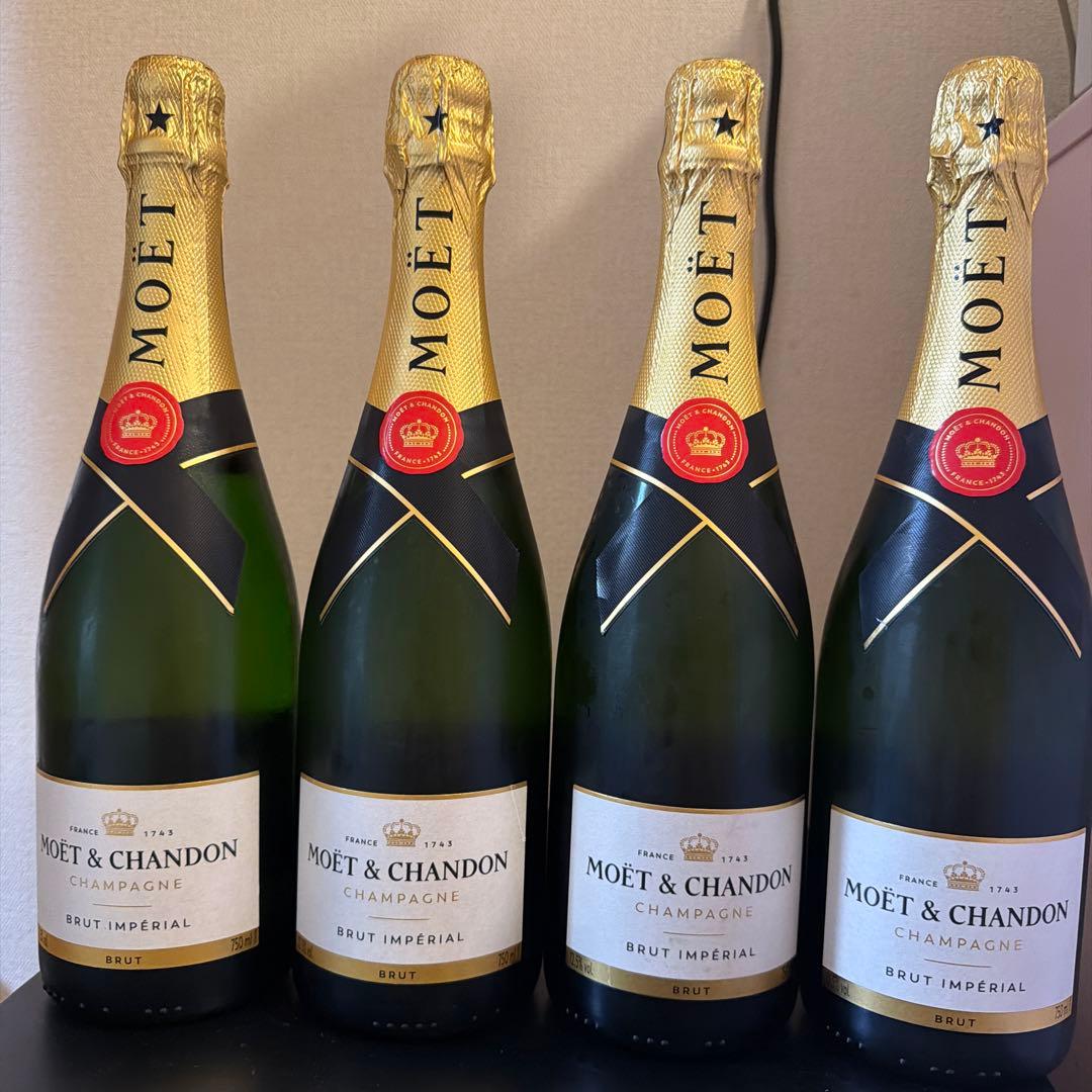 MOET & CHANDON BRUT IMPERIAL シャンパン 4本セット