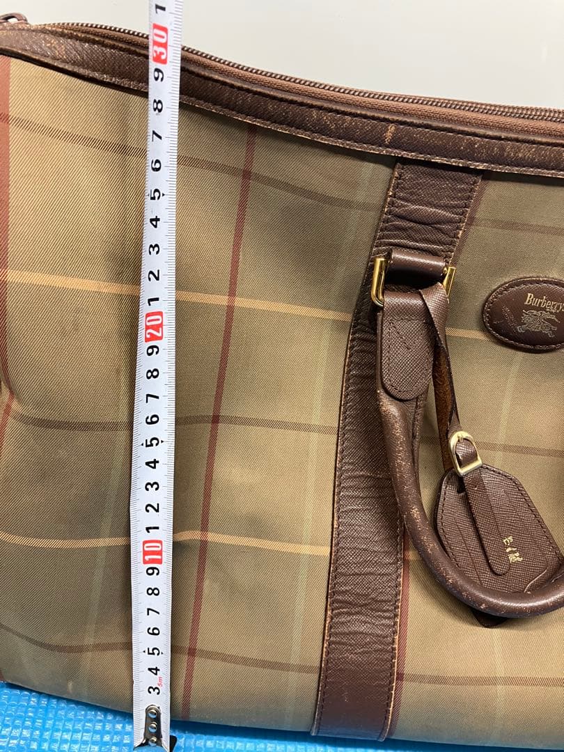 Burberry　バーバリー　ボストンバッグ マルチカラー　ビンテージ