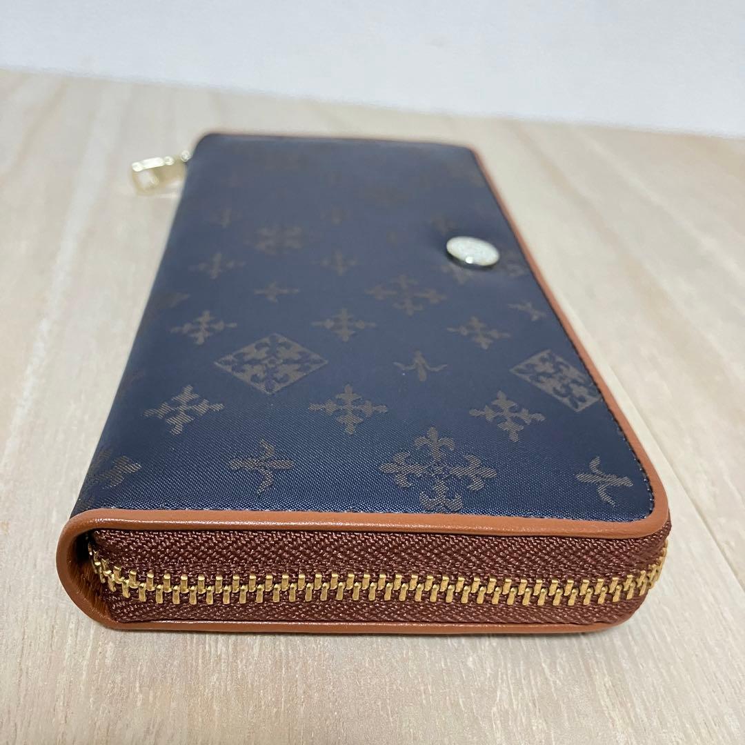 【新品未使用】ラシット 多機能 長財布 定価25,300円 モノグラム ネイビー