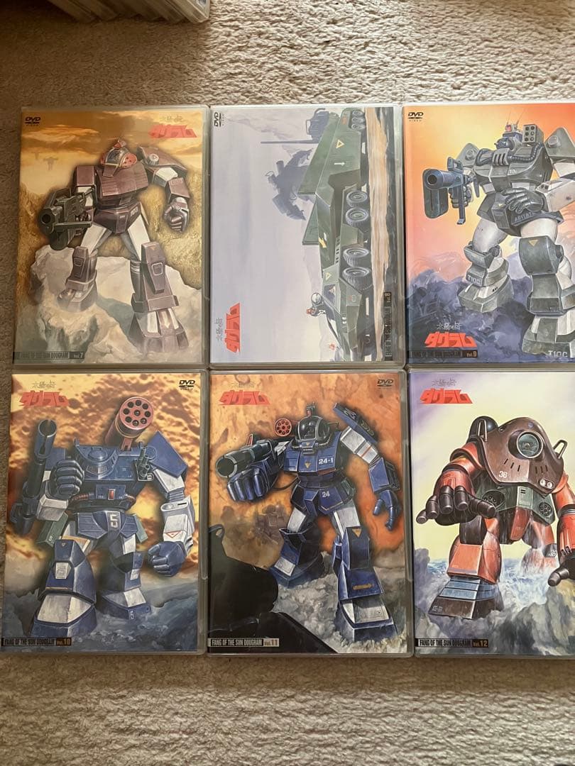 太陽の牙ダグラム DVD 全15巻　劇場版付　全16巻　セル版　ボトムス